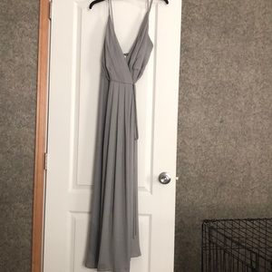 Bridesmaids dress grey